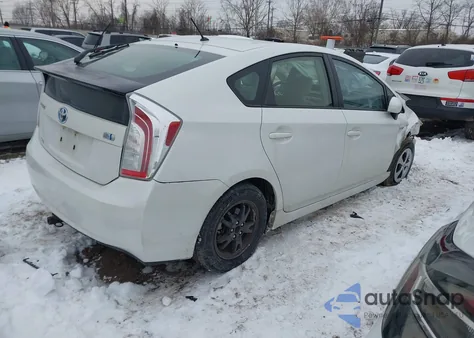 2014 Toyota Prius Two из США, поврежденный, VIN JTDKN3DUXE0373949